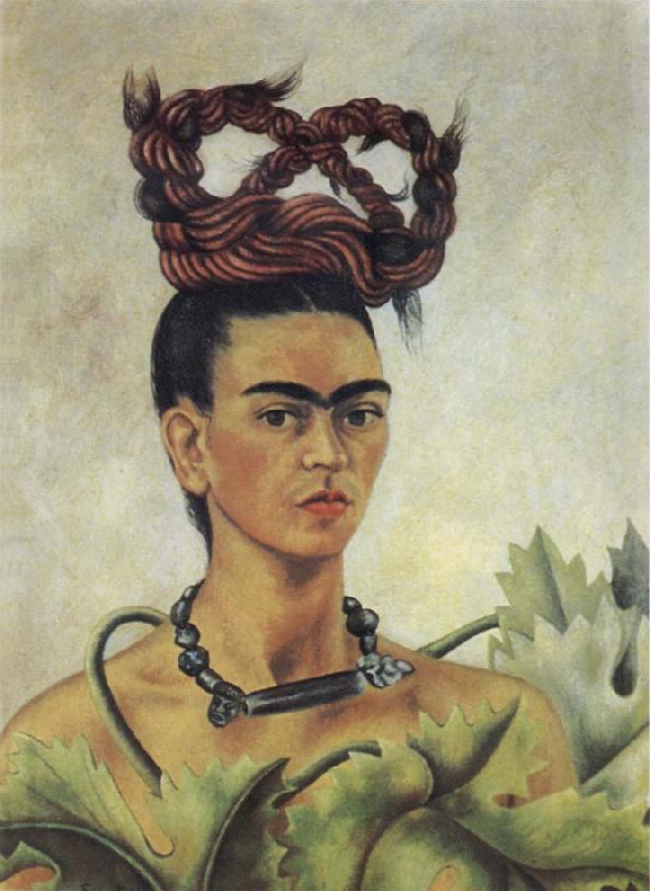 Frida Kahlo Self-Portrait with Braid oil painting image